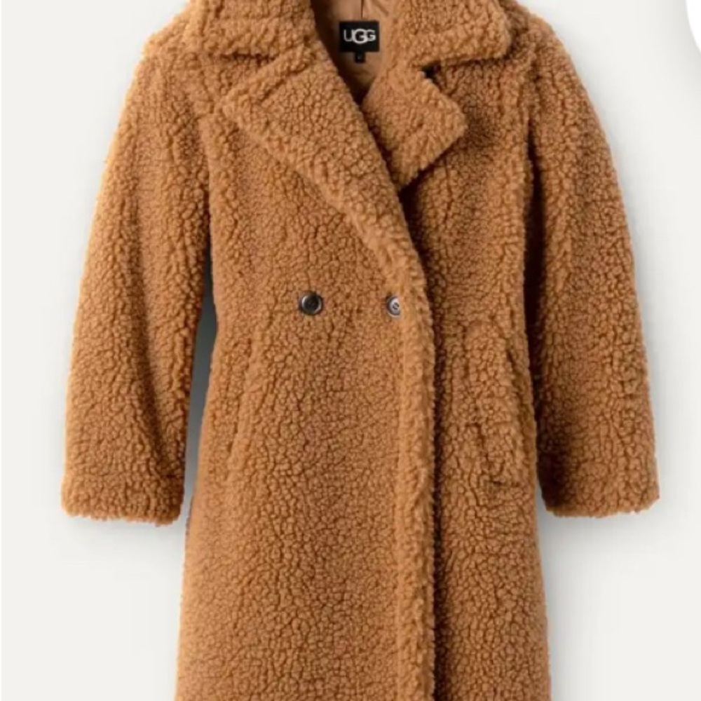 UGG authentic and new without tags Tan Sherpa Jacket (Teddy)